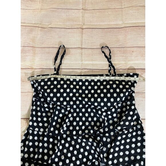 Swim By Cacique Women's Plus Size Polka Dot Tankini Top - 28 - Picture 4 of 9